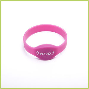the closed loop type rfid silicone wristband 